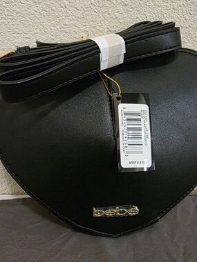 bebe Malou Heart Crossbody Bag
